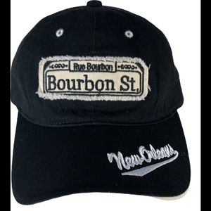 New Orleans Rue-Bourbon embroidered ball cap